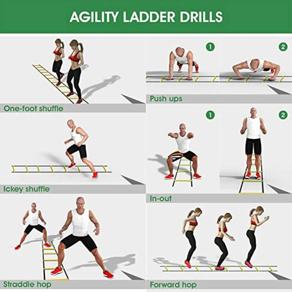 Agility Ladder Drills For Basketball Champs Hoops