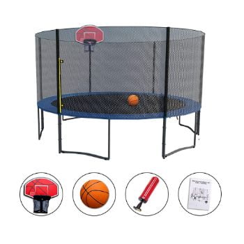 basketball hoop for trampoline