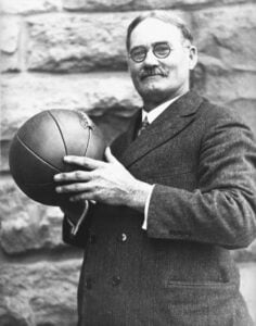 Naismith invents basketball on December 21,1891
