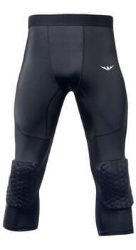 compression pants with knee pads