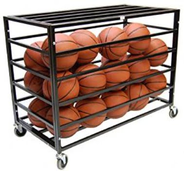 basketball rack with wheels