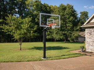 how to install in ground basketball hoop